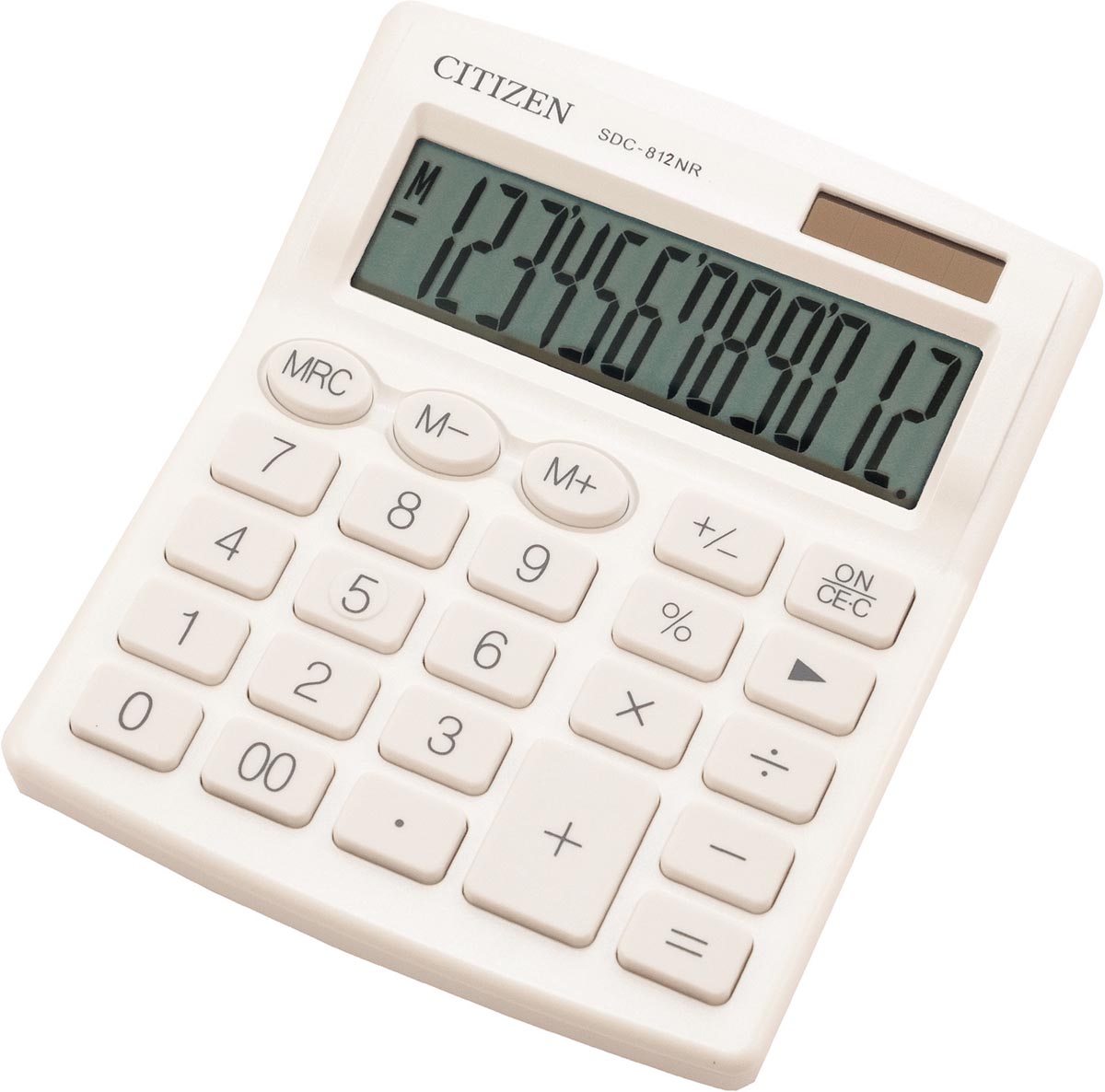 Citizen bureaurekenmachine SDC-812, wit