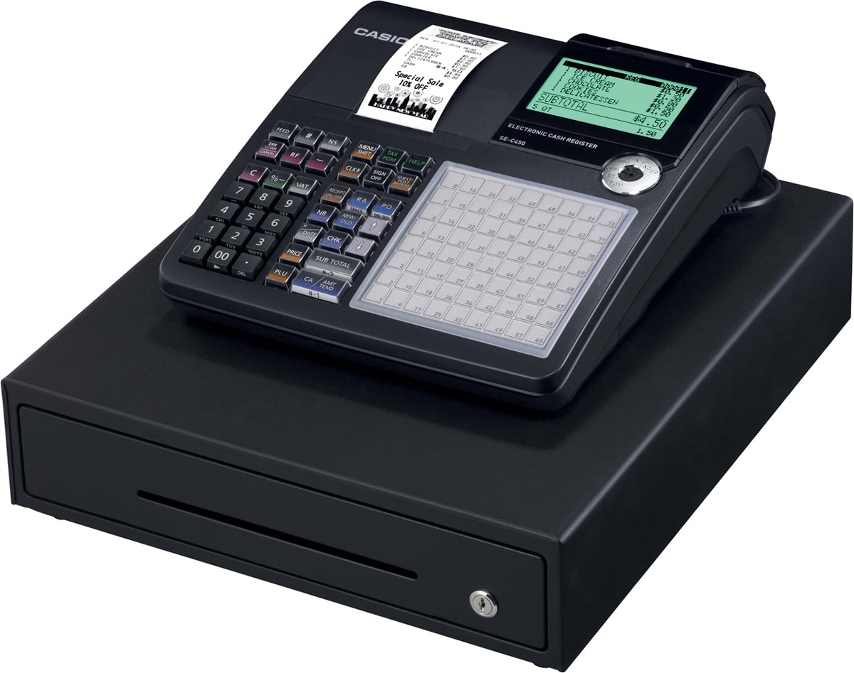 Casio Thermische Kasregister Se C450Mbfl Zwart huismerk kopen in de aanbieding Casio Thermische Kasregister Se C450Mbfl Zwart huismerk kopen in de aanbieding