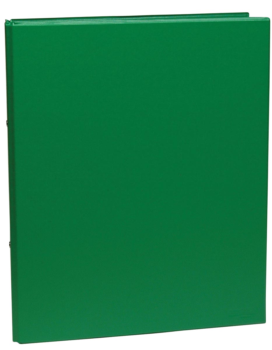 Ringmap voor ft A4, 2 ringen van 25 mm, uit PVC, groen afbeelding