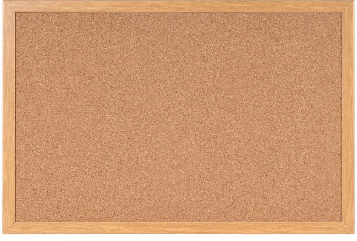 Bi-Office SF132001659 Earth Executive Prikbord met 22mm Houten Omlijsting, Kleur Kersen, 900x600 mm, 90 x 60 cm