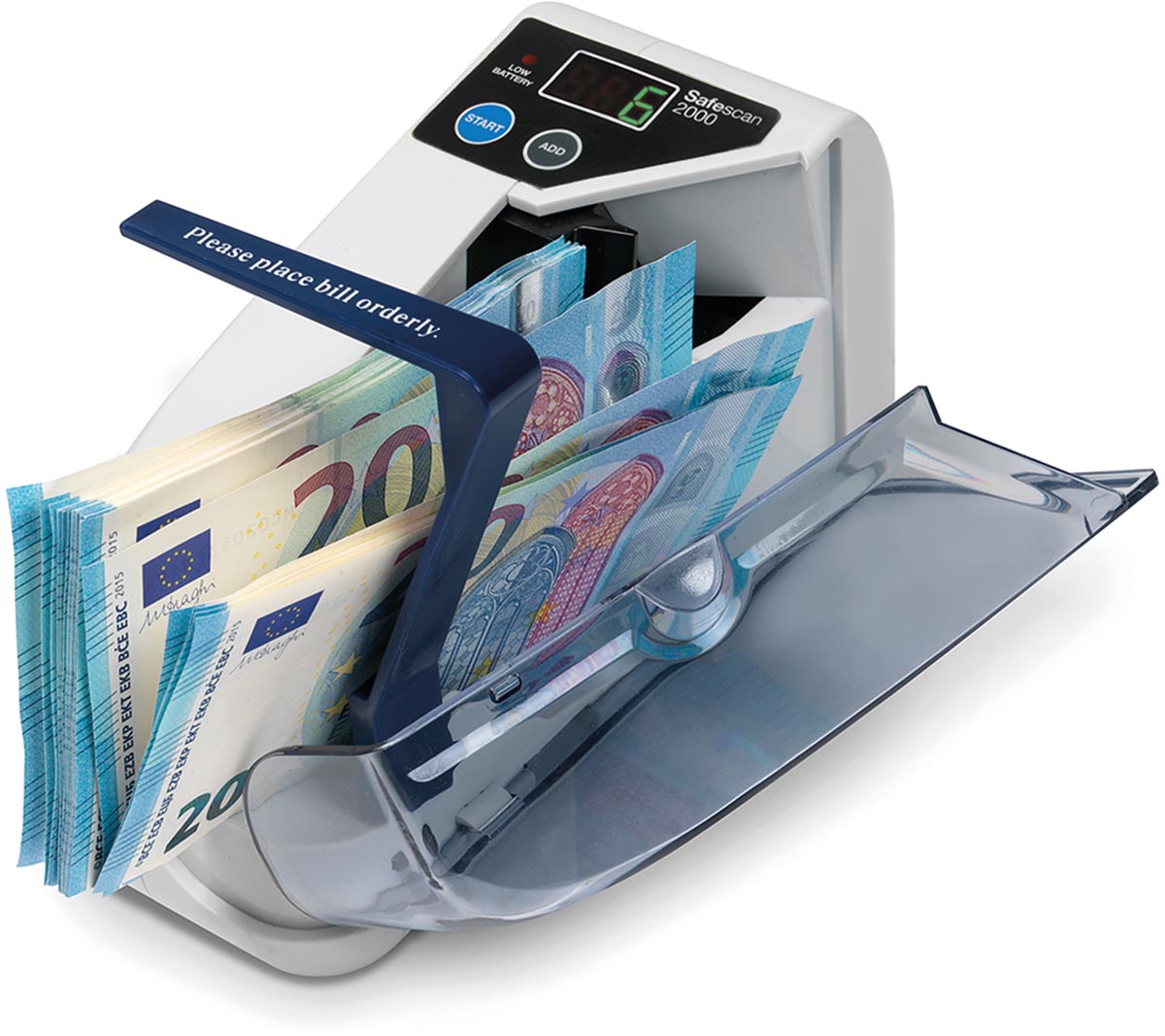 Safescan 2000 draagbare biljettelmachine afbeelding