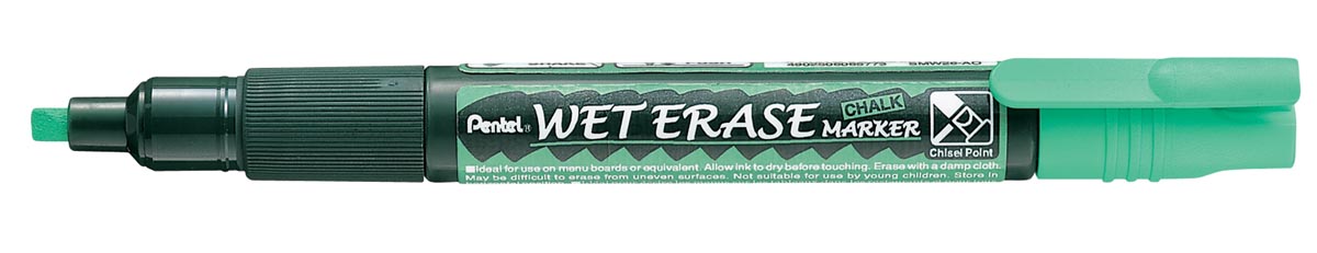 Pentel Wet Erase Marker groen, schrijfbreedte 2 - 4 mm