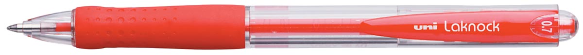 Uni-ball balpennen Laknock schrijfbreedte 0,3 mm, schrijfpunt 0,7 mm, fijne punt, rood