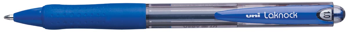 Uni-ball balpennen Laknock schrijfbreedte 0,4 mm, schrijfpunt: 1 mm, medium punt, blauw afbeelding