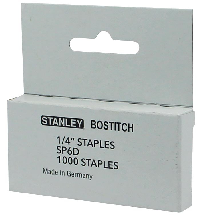 Bostitch Nietjes voor T10, 6 mm, doos van 1.000 nietjes Bostitch Nietjes voor T10, 6 mm, doos van 1.000 nietjes