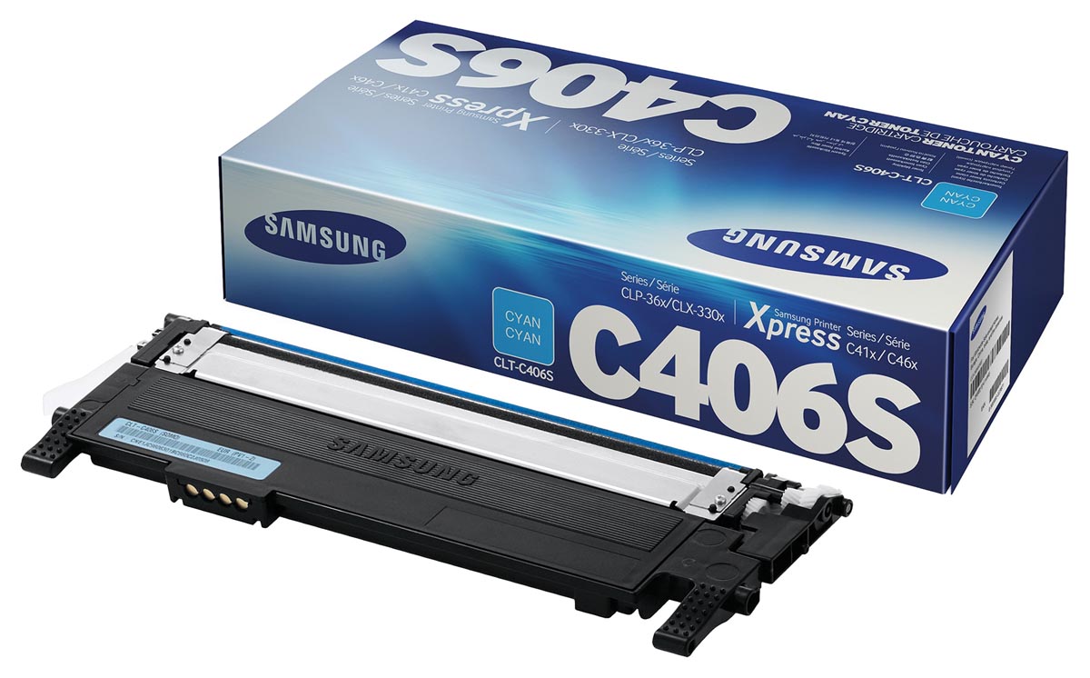 S-Printing toner CLT-C406S cyaan, 1000 pagina's - OEM ST984A