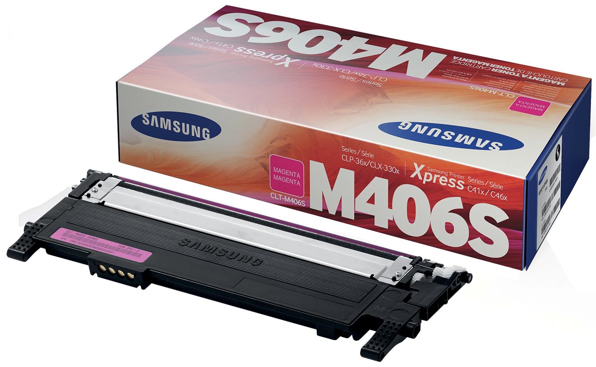 S-Printing toner CLT-M406S magenta, 1000 pagina's - OEM SU252A