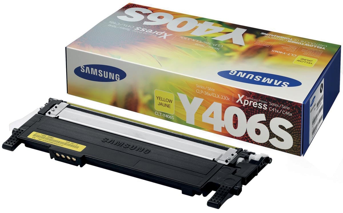 S-Printing toner CLT-Y406S geel, 1000 pagina's - OEM SU462A
