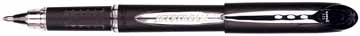Uni-ball roller Jetstream zwart, schrijfbreedte 0,45 mm, medium schrift, schrijfpunt 1 mm, zwarte rubb... afbeelding