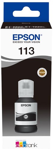 Epson inktfles 113, 7.500 pagina's, OEM C13T06B140, zwart
