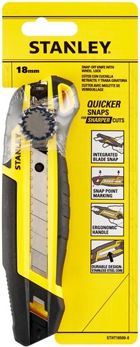 Stanley cutter met schroefknop MPP Quick Snap 18 mm