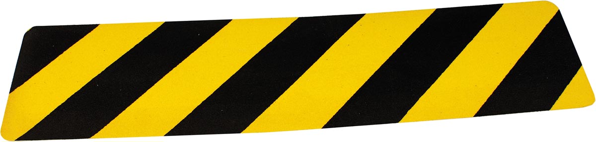Tarifold vloersticker anti-slip, ft 150 x 610 mm, geel/zwart Tarifold vloersticker anti-slip, ft 150 x 610 mm, geel/zwart