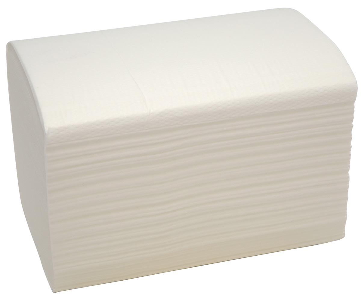 Bulkysoft servettten 2-laags, wit, pak van 200 servetten Bulkysoft servettten 2-laags, wit, pak van 200 servetten
