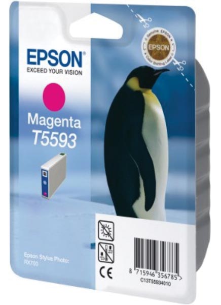 Epson inktcartridge T5593, 13 ml, OEM C13T55934010, magenta