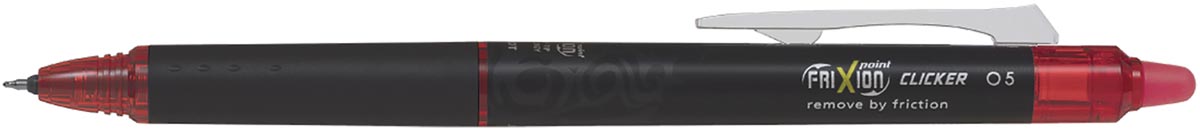 Pilot intrekbare roller FriXion Point Clicker 05, fijne punt, rood