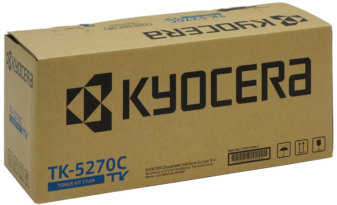 Kyocera toner TK-5270, 6.000 pagina&apos;s, OEM 1T02TVCNL0, cyaan afbeelding