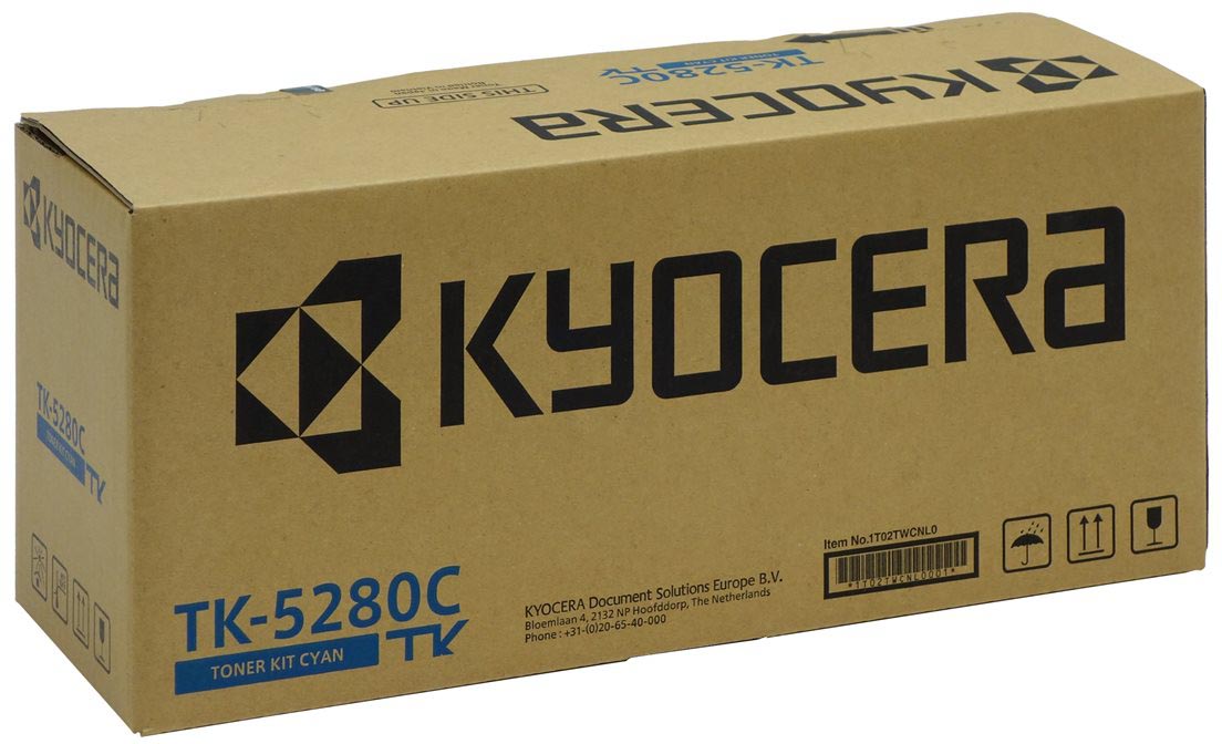 Kyocera toner TK-5280, 11.000 pagina&apos;s, OEM 1T02TWCNL0, cyaan afbeelding