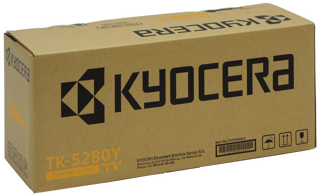 Kyocera toner TK-5280, 11.000 pagina&apos;s, OEM 1T02TWANL0, geel afbeelding