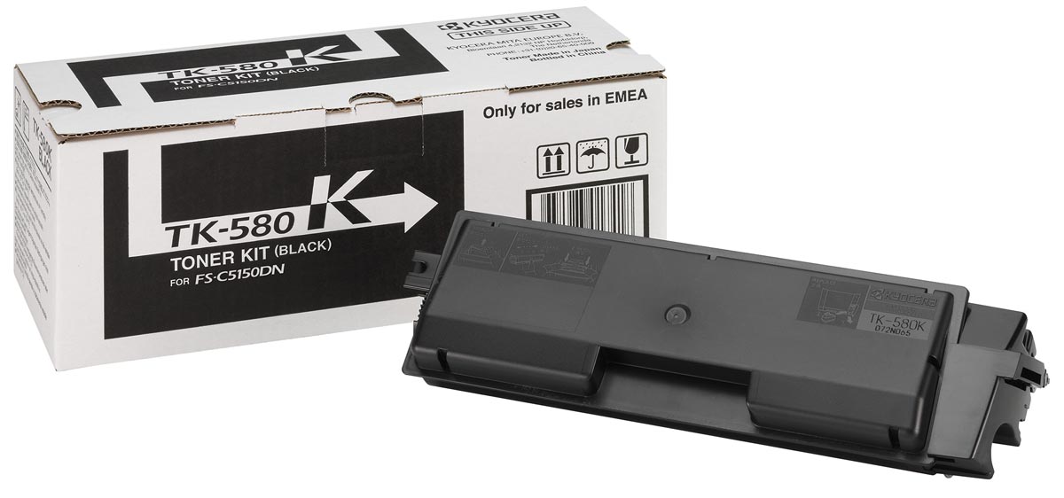 Kyocera Toner zwart TK580K - 3500 pagina's - 1T02KT0NL0