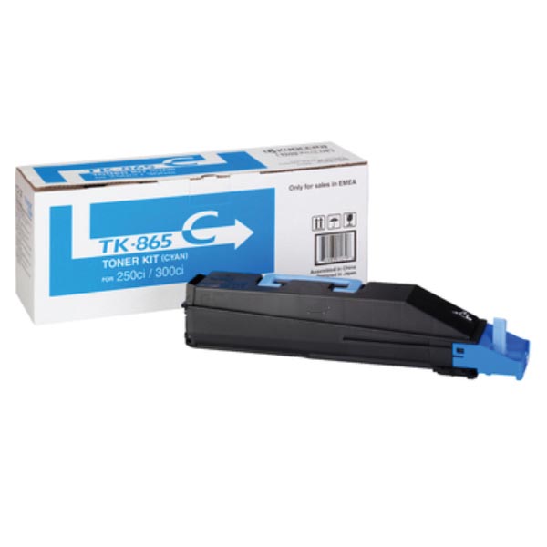 Kyocera Toner cyaan TK865C - 12000 pagina's - 1T02JZCEU0