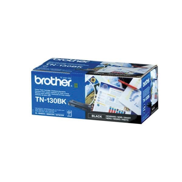 Brother toner, 2.500 pagina's, OEM TN-130BK, zwart