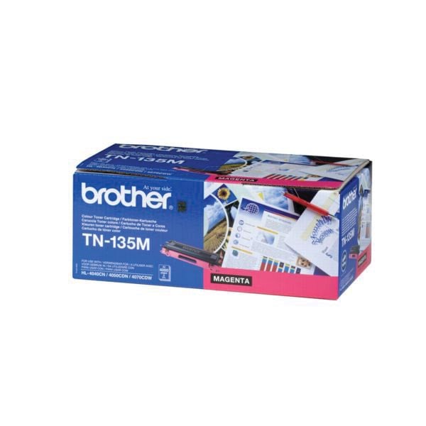 Brother toner, 4.000 pagina's, OEM TN135M, magenta
