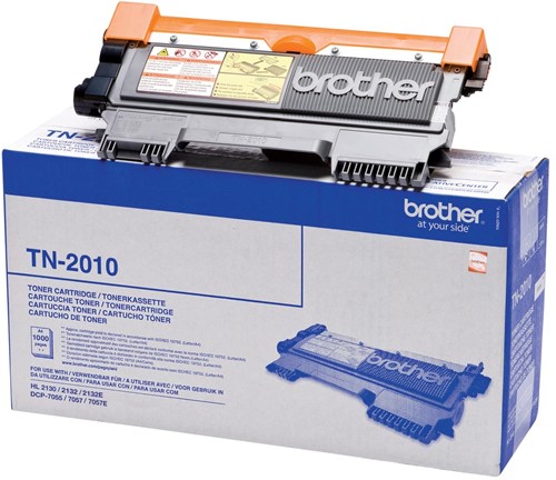 Brother toner, 1.000 pagina's, OEM TN-2010, zwart