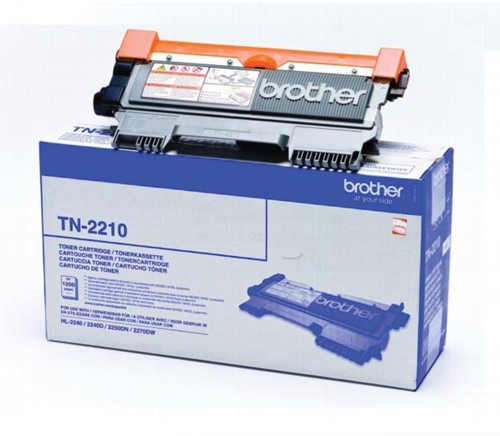 Brother toner, 1.200 pagina's, OEM TN-2210, zwart