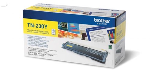 Brother toner, 1.400 pagina's, OEM TN-230Y, geel