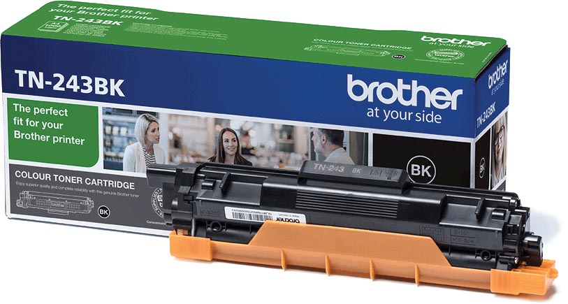 Brother toner, 1.000 pagina&apos;s, OEM TN-243BK, zwart afbeelding