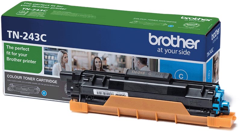 Brother toner, 1.000 pagina&apos;s, OEM TN-243C, cyaan afbeelding