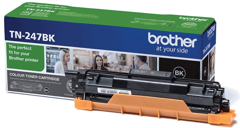 Brother toner, 3.000 pagina's, OEM TN-247BK, zwart Brother toner, 3.000 pagina's, OEM TN-247BK, zwart