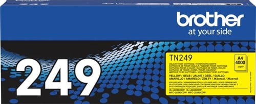 Brother toner, 4.000 pagina's, OEM TN-249Y, geel