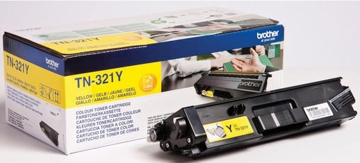 Brother toner, 1.500 pagina&apos;s, OEM TN-321Y, geel