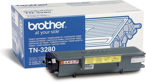 Brother toner, 8.000 pagina's, OEM TN-3280, zwart
