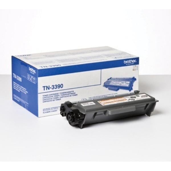 Brother toner, 12.000 pagina&apos;s, OEM TN-3390, zwart afbeelding