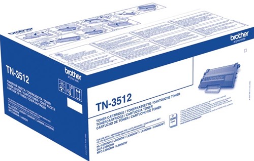 Brother toner, 12.000 pagina's, OEM TN-3512, zwart