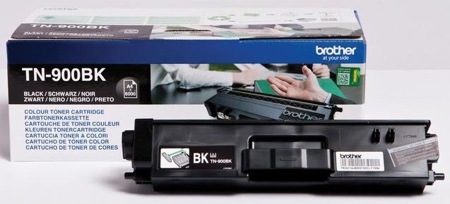 Brother toner, 6.000 pagina&apos;s, OEM TN-900BK, zwart afbeelding