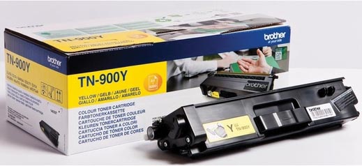 Brother toner, 6.000 pagina's, OEM TN-900Y, geel Brother toner, 6.000 pagina's, OEM TN-900Y, geel