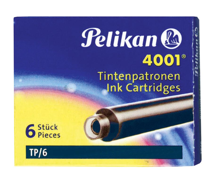 Pelikan 4001 - Korte Inktpatronen - Donkerblauw