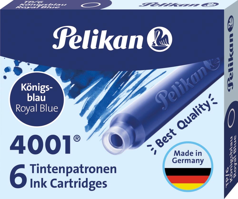 Pelikan inktpatronen 4001 koningsblauw afbeelding