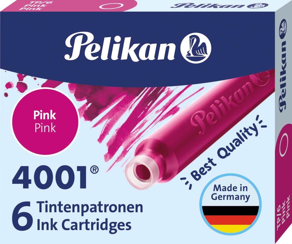 Pelikan inktpatronen 4001 roze afbeelding