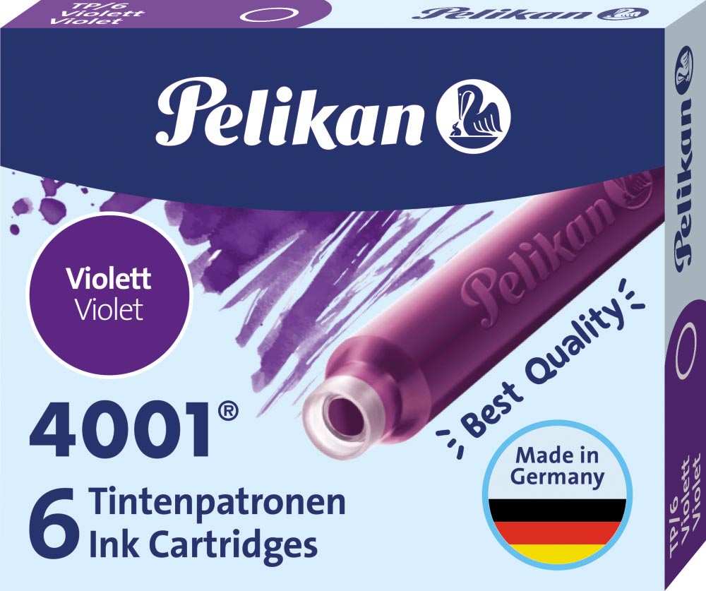 Pelikan inktpatronen 4001 paars afbeelding