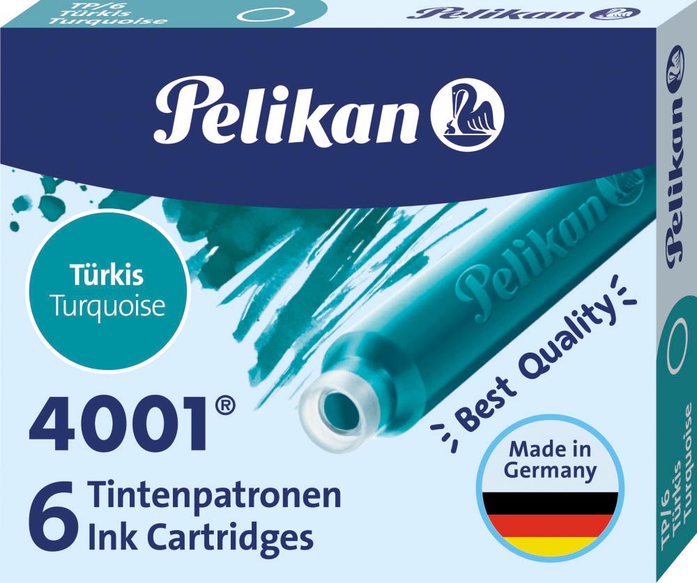 Pelikan inktpatronen 4001 turkoois afbeelding