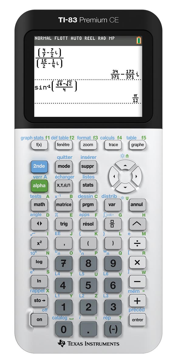 Texas grafische rekenmachine TI-83 premium CE, teacher pack 10 stuks