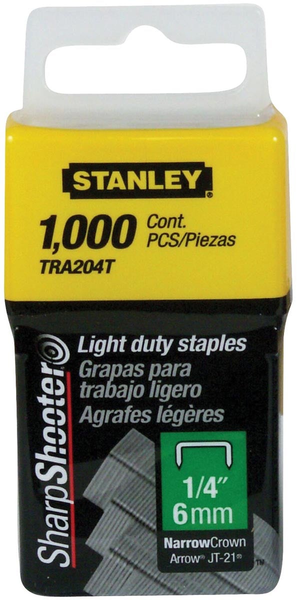 Stanley nietjes type A, 6 mm, doos van 1.000 nietjes afbeelding