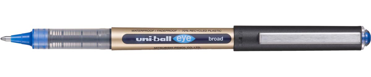 Uni-ball Eye Broad roller Eco, schrijfbreedte 0,85 mm, blauw afbeelding