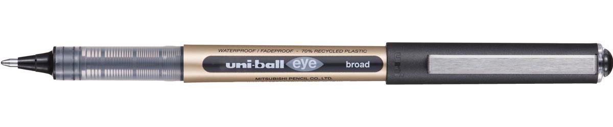 Uni-ball Eye Broad roller Eco, schrijfbreedte 0,85 mm, zwart afbeelding
