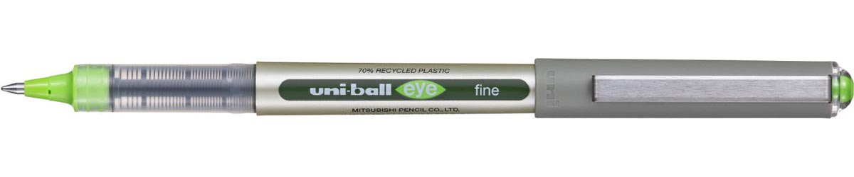 Uni-ball Eye Fine roller Eco, schrijfbreedte 0,5 mm, lichtgroen afbeelding