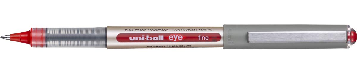 Uni-ball Eye Fine roller Eco, schrijfbreedte 0,5 mm, rood afbeelding